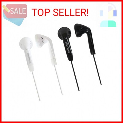 Koss KE7 Earbuds Stereophone Combo Pack,Black and white