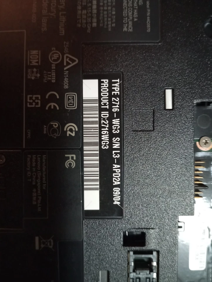 pc laptop Lenovo thinkpad r500 + windows 7 - Immagine 3 di 4