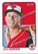 2022 Hickory Crawdads 1st Jake Guenther RC Rookie Texas Rangers