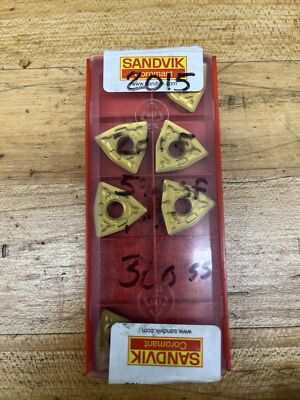 Turning Inserts. SANDVIK  WNMG 08 04 08-MR. Five New And 1 Used Insert.