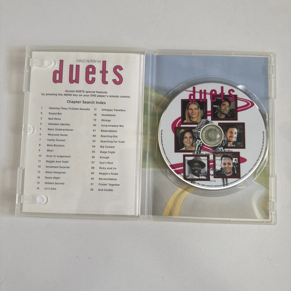 Duets (DVD, 2000) Region 4 - Image 3 of 4