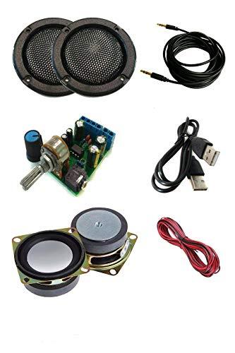 Kit Audio Professionale TALENTEC: Amplificatore 2.0 e Casse 2" 5W - 1