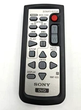 Sony RMT-835 Remote Commander Gray & Black Plastic Wireless Remote For Sony