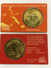 Gedenkmedaille Fu&szlig;ball WM 2006 in Deutschland, freie AUSWAHL (R6-3-32