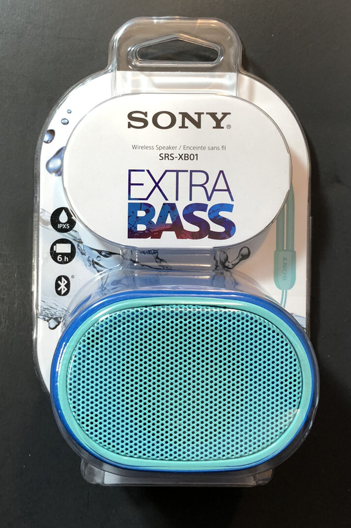 Buy Sony SRSXB01L Extra Bass Portable Bluetooth Speaker Blue