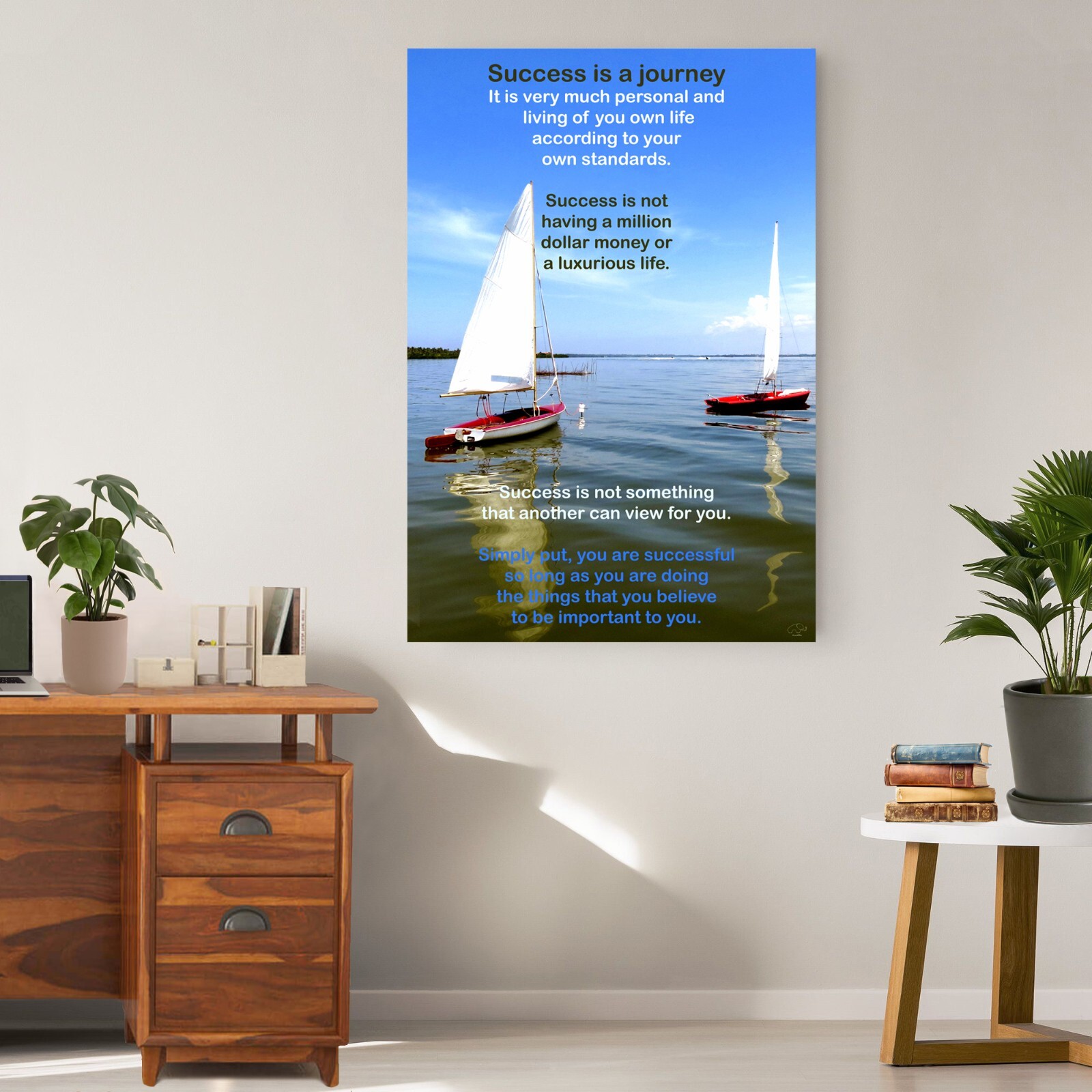 Motivational Picture Canvas Quotes for Home Office Gym Sports Gifts / Posters