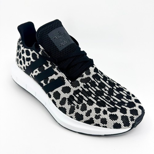 Adidas Originals Swift Run Leopard Black White Womens Running Shoes BD7962 eBay