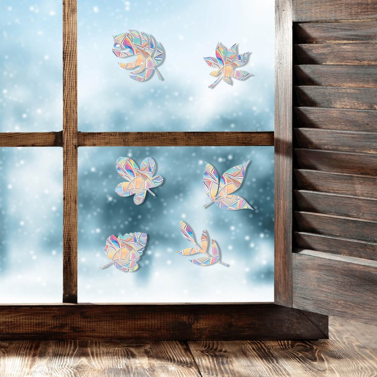 Removable Window Stickers Low-light Orbs Colorful Reflective Static ...