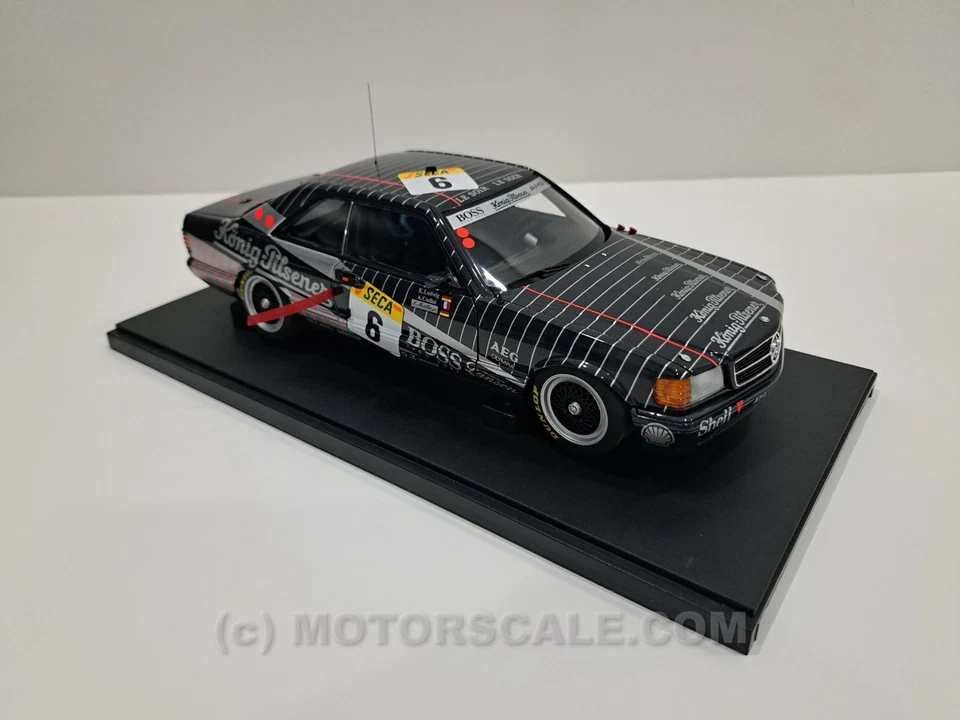 1/18 Mercedes Benz 500 SEC AMG #6 1989 24h Spa Francorchamps AutoArt 88932 NEW - Imagen 4 de 4