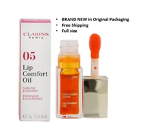 Clarins lip comfort oil 05 Tangerine BRAND NEW IN BOX