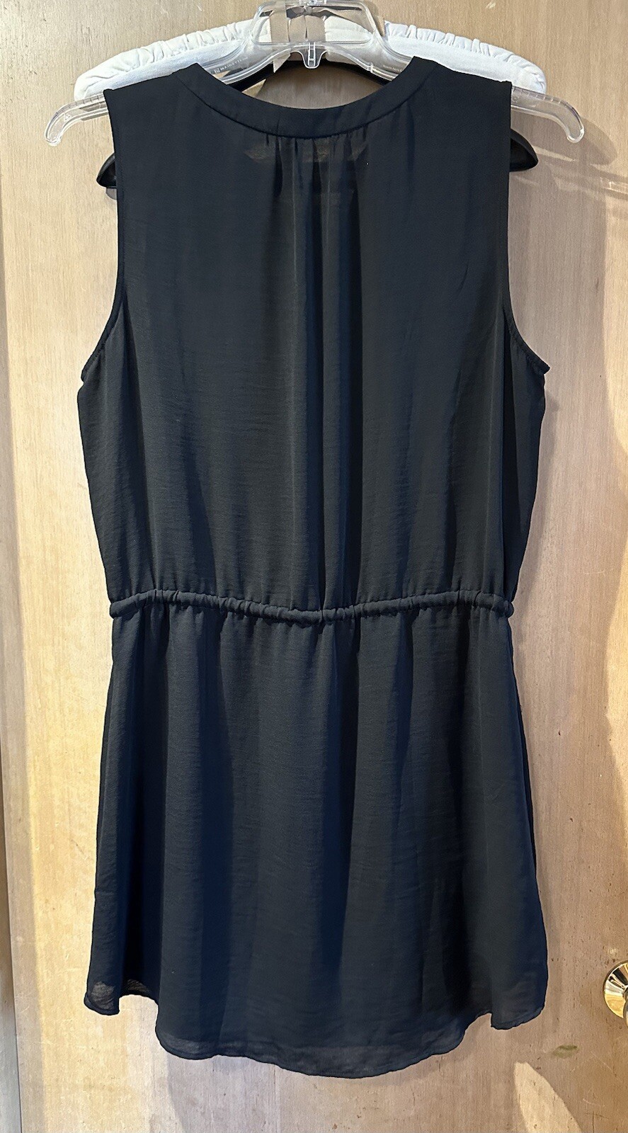 Womens Gap Drawstring Button Sleeveless Shirt dre… - image 2