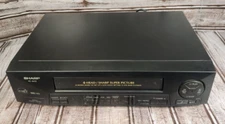 SHARP VC-A410U VCR 4 Head VHS Player VCR No Remote TESTED WORKS