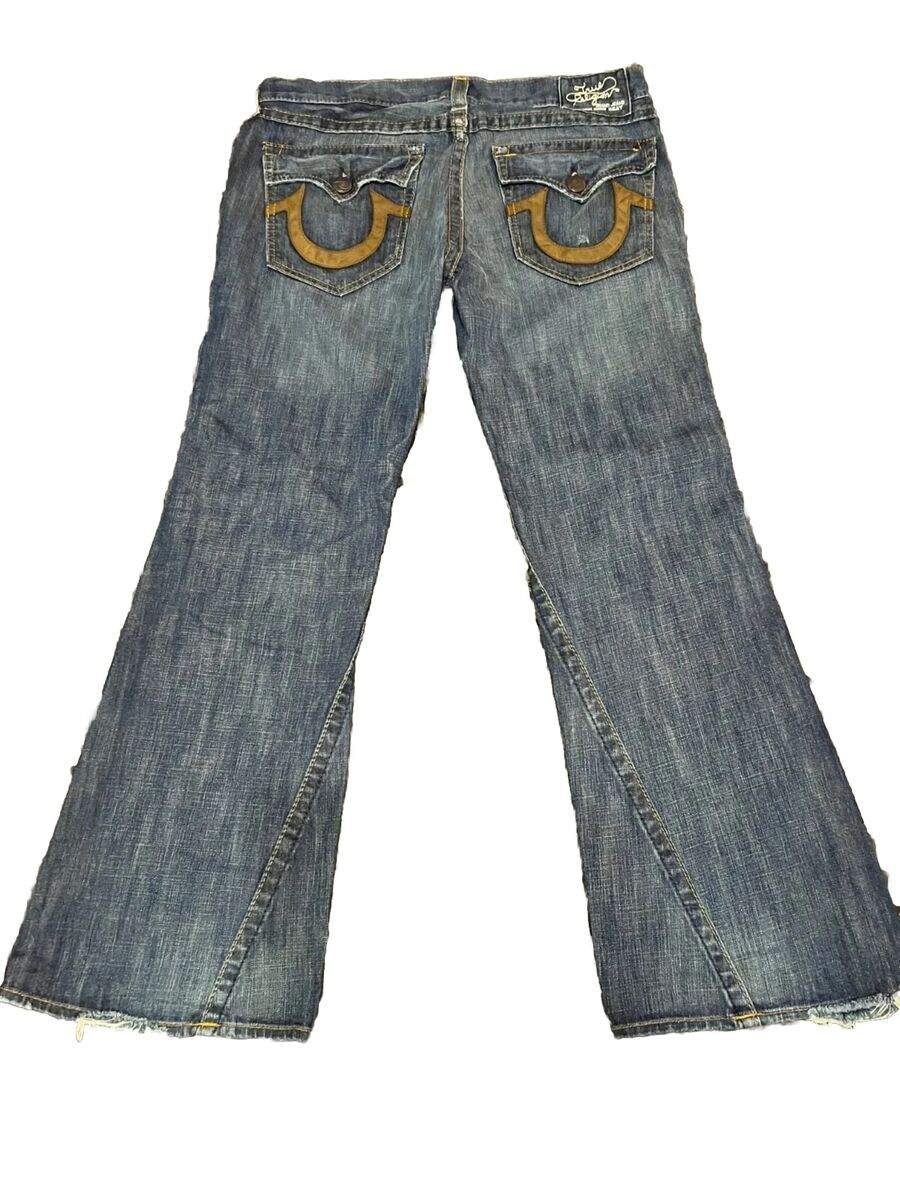 Vintage True Religion Jeans Y2K Mens Joey 38x34 RN#112790 CA Vintage True Religion Jeans Y2K Mens Joey 38x34 RN#112790 CA