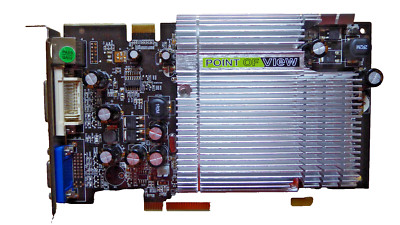 POINT OF VIEW GF 7600GS 512MB DVI VGA TV-OUT PCIe GRAFIKKARTE