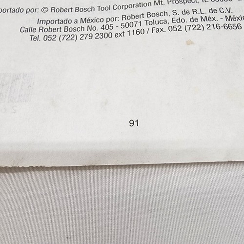 Dremel Micro 8050 Operating Safety Instruction Owner Operator Manual Only - Picture 5 of 5