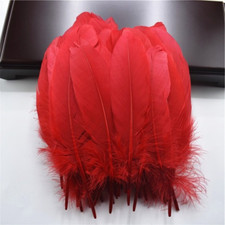 Wholesale Hard Pole Natural Goose Feathers Crafts Plumes 5-7inch/13-18cm Feather