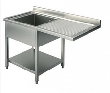 Lavello con vano lavastoviglie L 1400 x P 700 x A 850