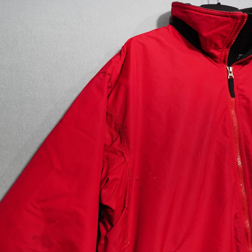 Columbia Jacket Men's Large Red Wisconsin Badgers Full Zip Windbreaker - Image 4 of 4