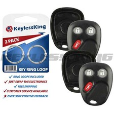 2 New Replacement Keyless Entry Remote Car Key Fob Shell Case Pad Fix For Lhj011