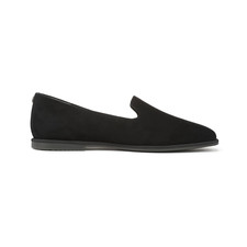 Vionic Women's Willa 2.0 Leather Suede Loafer - Black
