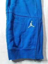 Jordan Sweatpants Youth Small Blue Basketball Joggers Fleece Nike Air Jumpman