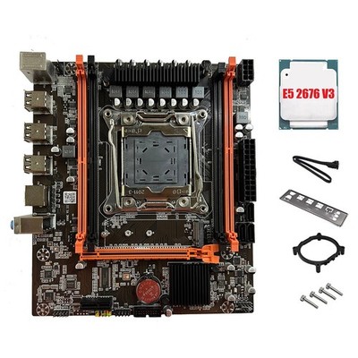 X99E-Motherboard + E5 2676 V3 CPU Dual Channel Unterstützt 4XDDR4 RECC  PCI4274