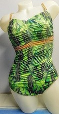 Anita Comfort Badeanzug Gr. 40 Cup D komplett gefüttert hoher Rücken