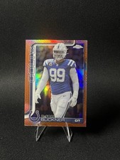 2025 Topps Chrome DeForest Buckner Leather Orange 10/25 - Colts SSP
