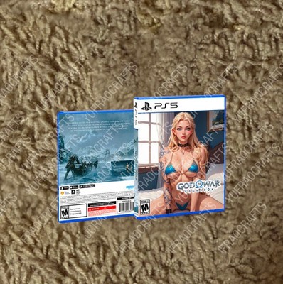 GOW Ragnarok PS5 CUSTOM COVER ART & CASE NO GAME