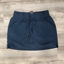 Champion Women Navy Blue Athletic Skort Size M Pockets Drawstring