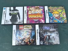 Lot Of 5 Nintendo DS Game Cases And Manuals, No Games Included READ