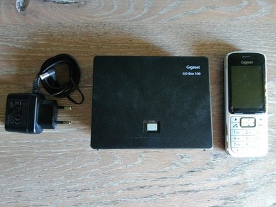Gigaset SL450H Schnurloses Telefon - Silber/Schwarz + Go Box 100