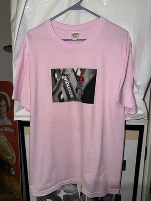 Supreme Spider-Man T Shirt Size Medium Pink SS 26 100% Authentic