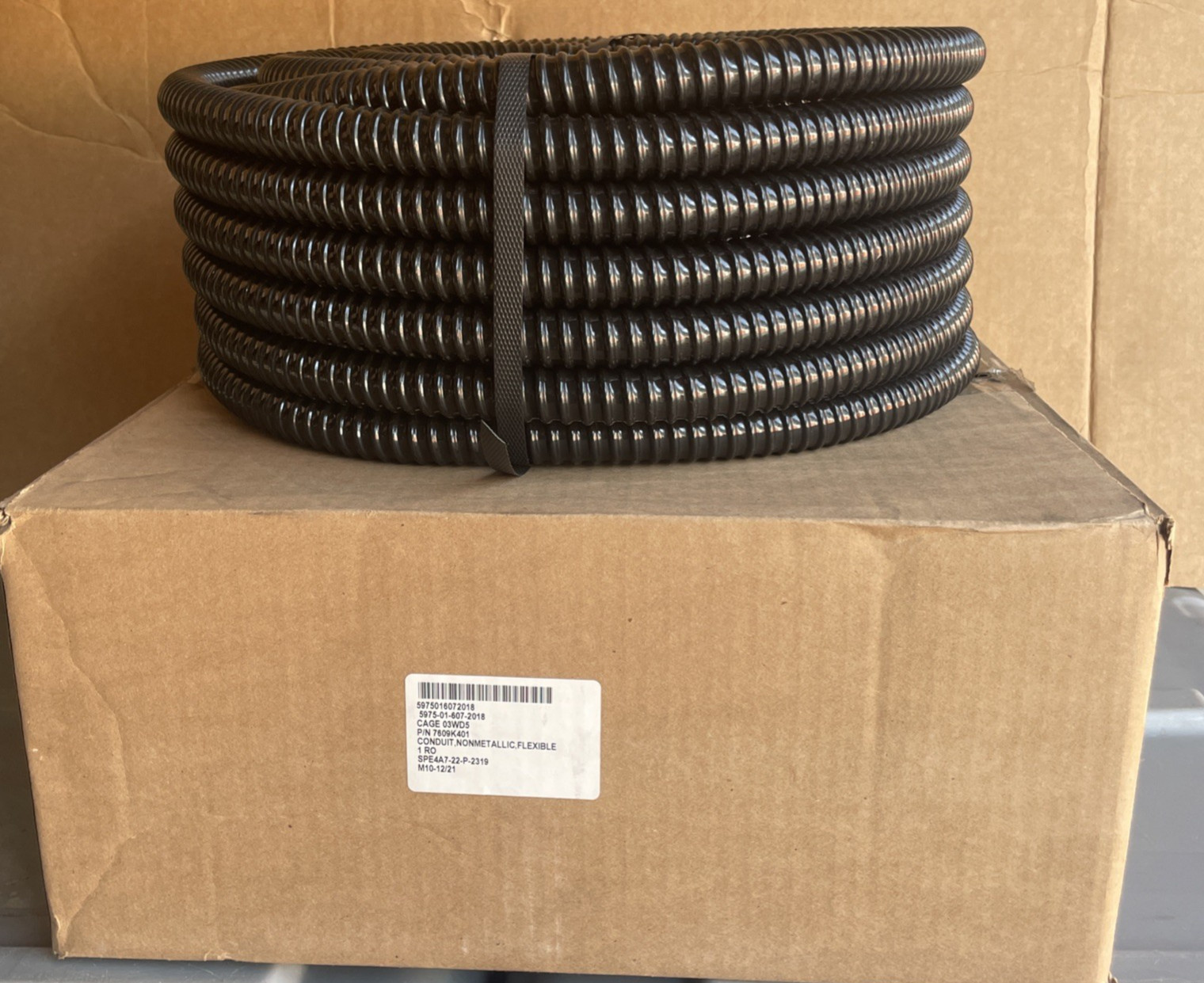 3/4" x 100' Black Flexible Liquid Tight Non-Metallic Conduit - NIB