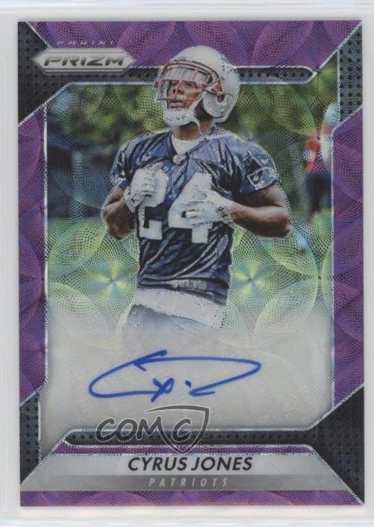Cyrus Jones Panini Prizm Rookie Autograph Prizm #RACJN Purple Scope