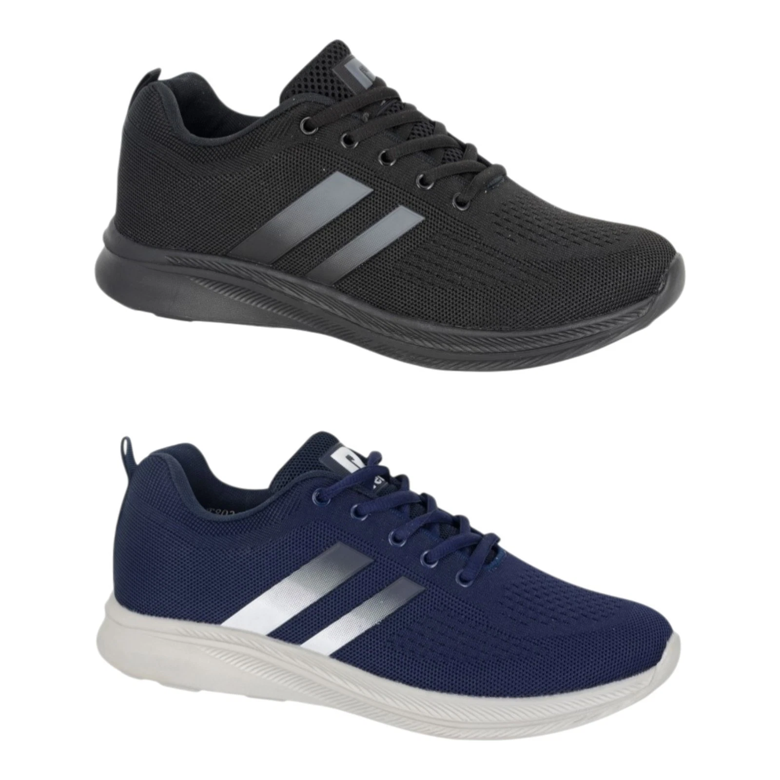 DEK Mens Mesh Trainers Lace Up Memory Foam Lightweight EVA/PU Sole Sizes 6-12
