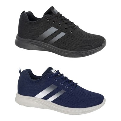 DEK Herren Mesh Turnschuhe Schnürschuhe Memory Foam leichte EVA/PU Sohle Größen 6-12