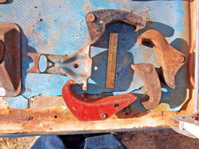 Five Vintage 1950s 70s Auto Car Bumper Jack Lips Unidentified Ford Mopar Five Vintage 1950s 70s Auto Car Bumper Jack Lips Unidentified Ford Mopar