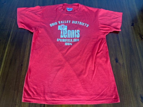 Ohio Valley Districts Tennis Springfield Ohio 1984 Hanes Shirt Medium