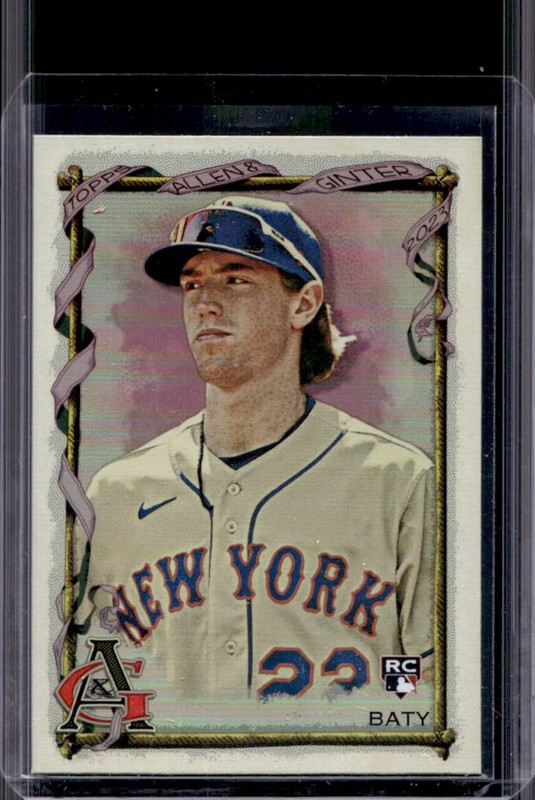 2023 Topps Allen & Ginter Brett Baty RC #80 Mets Rookie