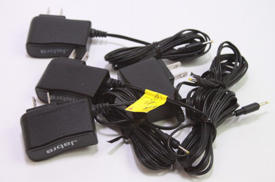 Lot of 4 Genuine Jabra SSA-5WVI-09 US 060080 SIL Switching AC Power Adapters