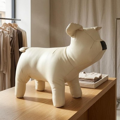 Hundemannequin PU-Leder Hundeschaufensterpuppe Minimalistisches Design