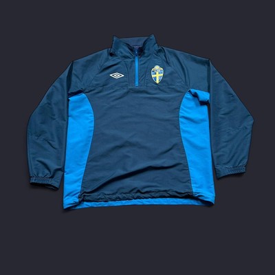 Men s Y2K Retro Umbro Sweden Track Jacket 1/4 Zip