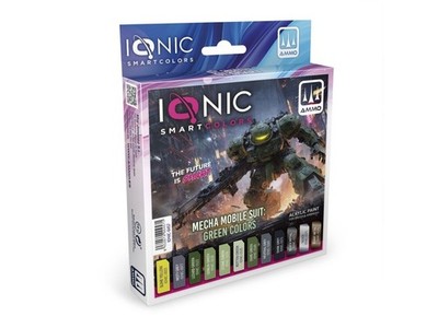 IONIC - Acrylic paint set Mecha Mobile Suit - Green colors, 0457