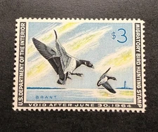 WTDstamps - #RW30 1963 - US Federal Duck Stamp - Mint OG NH **WELL CENTERED**