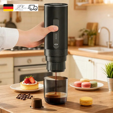 2in1 Portable Coffee Maker Capsule Coffee Powder Car Camping Travel Coffee