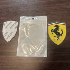 Ferrari Fender Hood Trunk Metal Shield Decal Badge Emblem Aftermarket Replica