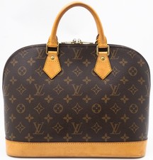 LOUIS VUITTON ALMA MONOGRAM HAND BAG TASCHE HENKELTASCHE SPEEDY HANDTASCHE LUXUS