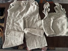 Girls Pants And Top, Size 5/6, Beautiful Gree...