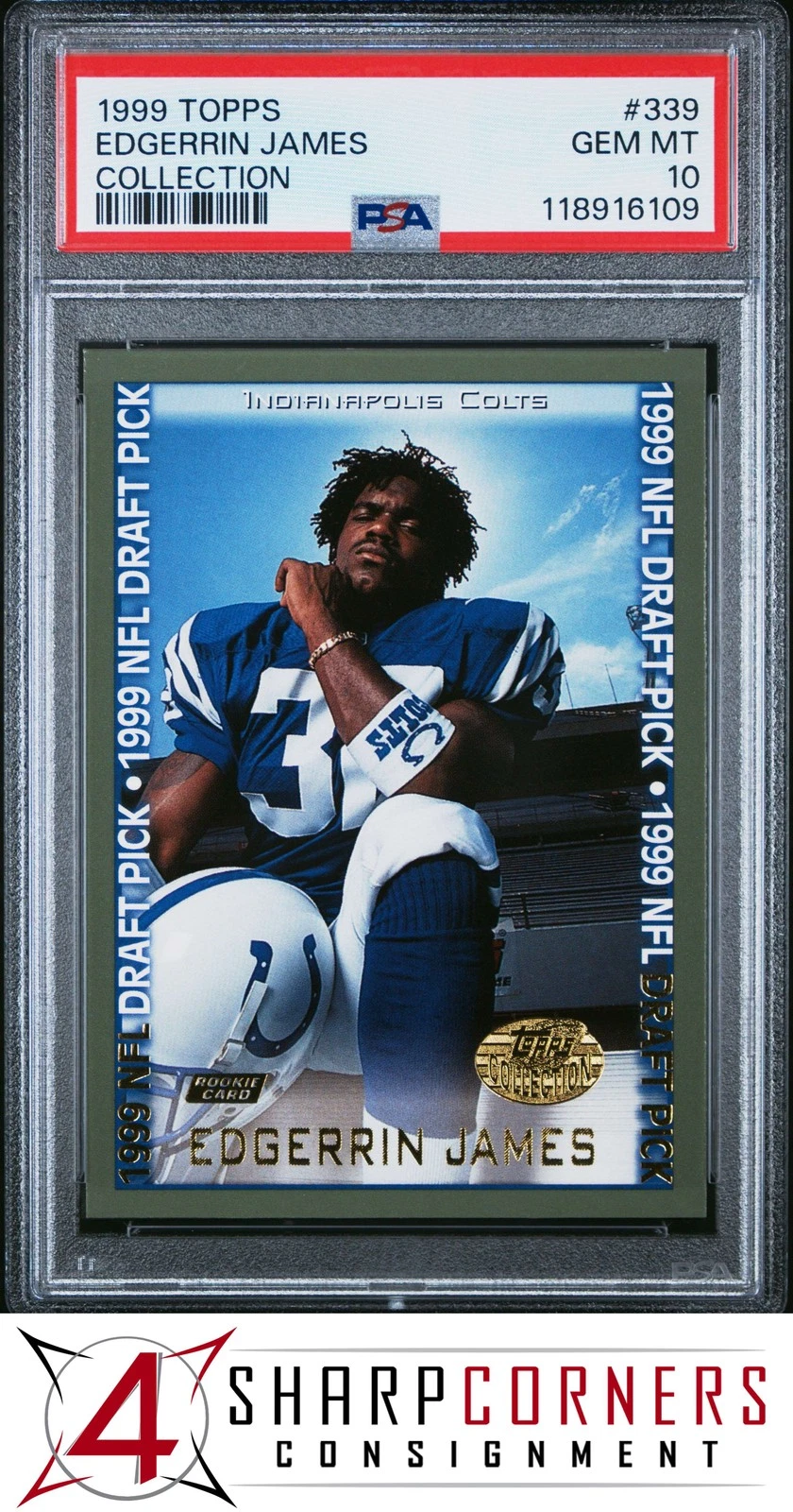 Edgerrin James Topps #339 Collection